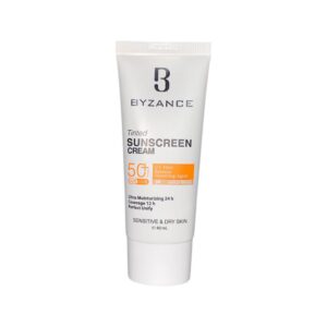 کرم ضد آفتاب +SPF50 بیزانس مناسب پوست خشک و حساس
