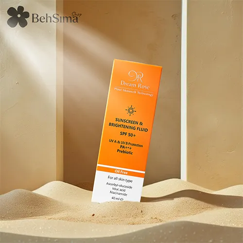 فلوئید ضد آفتاب فاقد چربی و روشن‌کننده دریم رز