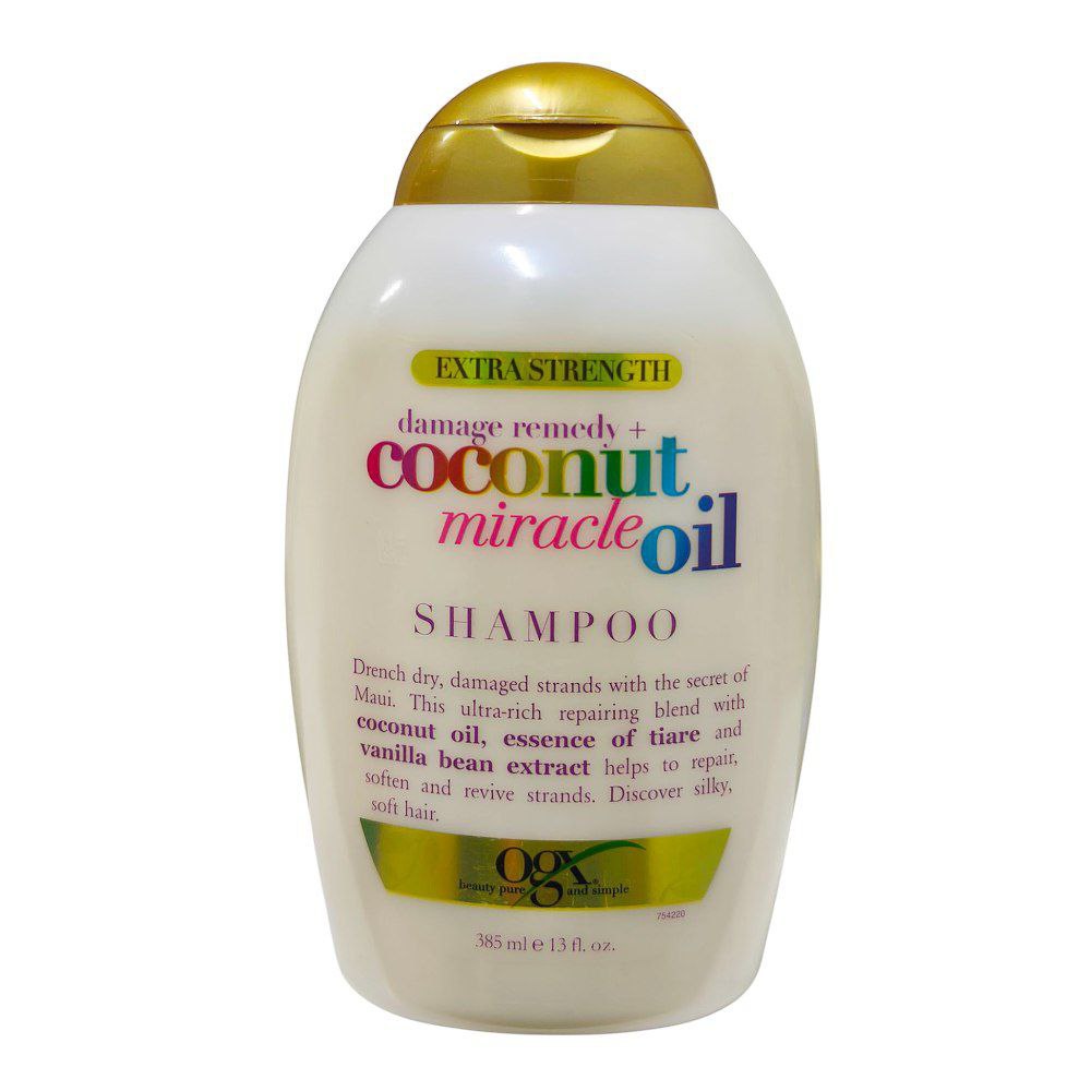 شامپو روغن نارگیل میراکل Ogx حجم 385 میل